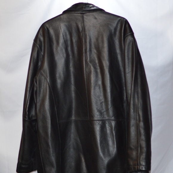 Men's leather coat - Picture 4 of 4